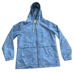 Weatherproof Rain Slicker Blue White Women’s Medium